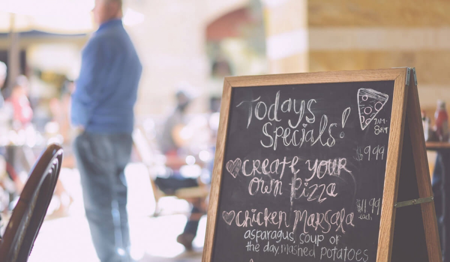 Handwritten Italian Marketing Menu